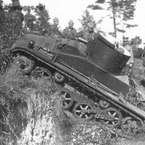Vickers-Carden-Loyd Light Tank Model 1933 in trials