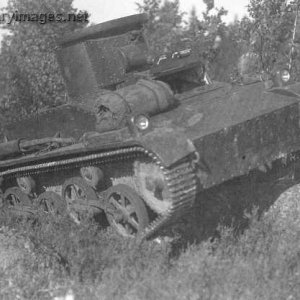 Vickers Carden Loyd Light Tank Model 1933 in trials