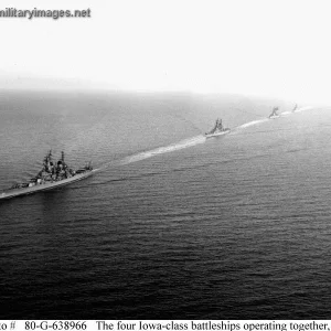 Iowa class battleships 1954