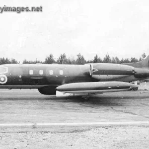 Learjet 35A/S target-tow at Oulunsalo in June 1986