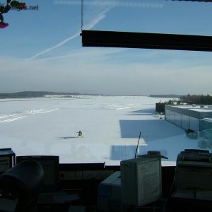 A view from control tower in Utti, Finland