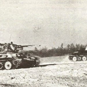 T34 Tank's in action