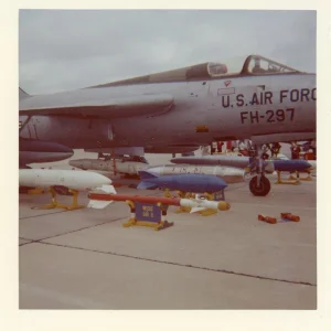 McConnell AFB Wichita KS Ammunition On A F-105 Fighter Jet 1964