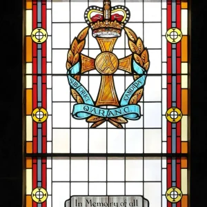 Queen Alexandra's Royal Army Nursing Corps window.