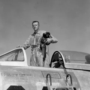 Republic F-84 Pilot Misawa AFB - Japan July 1951