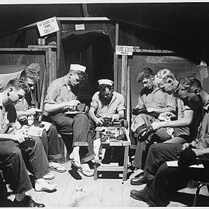 1953 July 23, Men At Munsan-ni, Korea, Preparing For Inspect