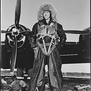 1953 January, A U.S. Air Force B-29 Pilot Is Ready, In His P