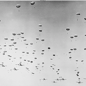 1952 March, Over Enemy Territory In Korea. One Of The Nine M