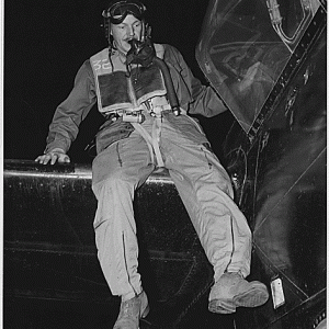 1951 October, Returning From His 2nd Combat Mission