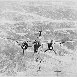 1951 May 29, This Fifth Air Force B-26 Drops Its Load