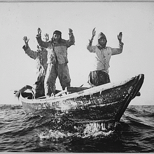 1951 May 10, Three Korean Communists In A Fishing Boat