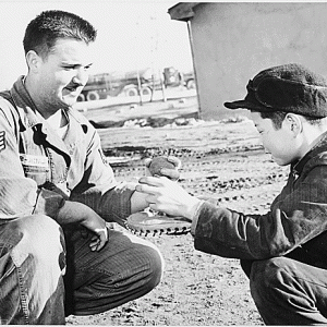 1951 March, A Korean Youth, Kim Pak Soon