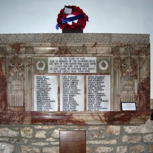 Easingwold Church W.W.1 War Memorial, Yorkshire