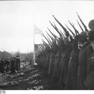 Photographer at Funeral Of Major Klein