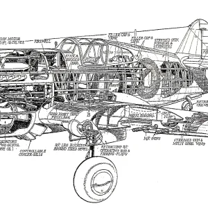 Hawker Hurricane Cutaway