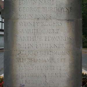 Chirk War Memorial. Nash - Jones