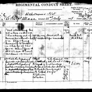 George ALLMAN  (Charge Sheet)