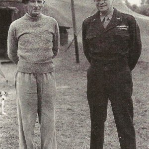 Eisenhower & Montgomery at the Falaise gap