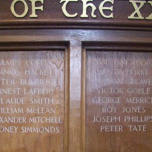Memorial Panelling  To The XXII Dragoons  (2)