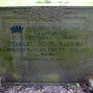 Stanley John ALLWAY.