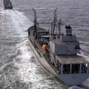 HMNZS TE MANA's crew spell it out for Mother's Day