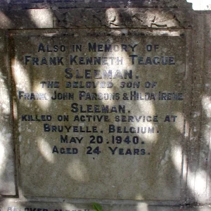 Frank Arthur Teague SLEEMAN