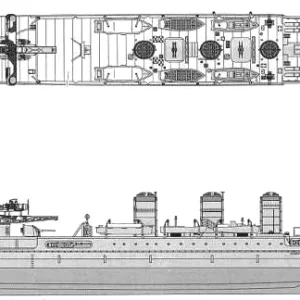 IJN light cruiser Kinu