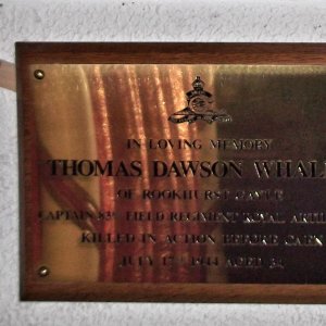 Thomas Dawson WHALEY