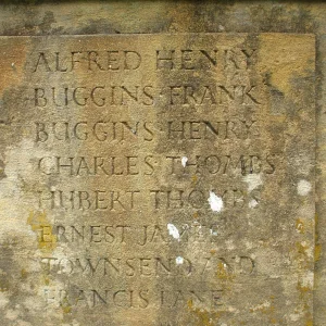 STANWAY WAR MEMORIAL  (sIDE 1)