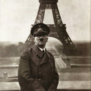 Hitler at the Eiffel Tower