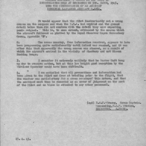 Edgar Claude FULTON   Conclusion Report