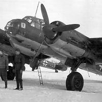 Junkers Ju88 A In The Snow