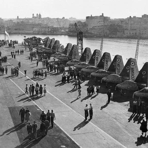 Famlies Day On Flight Deck Of HMS Ark Royal