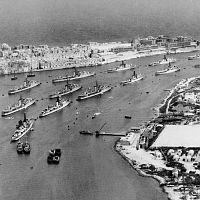 Sliema Creek Malta. R.N.Destroyers