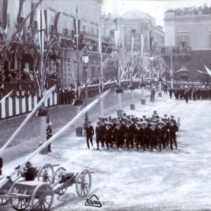 St George Sqr, Valletta 1903 King Edward VII's Visit.
