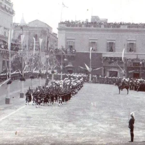 St George Sqr, Valletta 1903 King Edward VII's Visit
