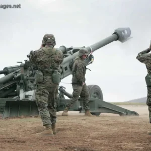 M777 Crew in action