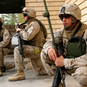 U.S. Marines in Ar Ramadi, Iraq