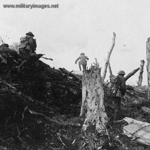 British troops attacking