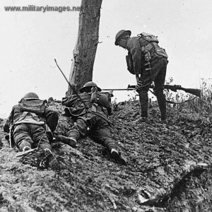British troops in action
