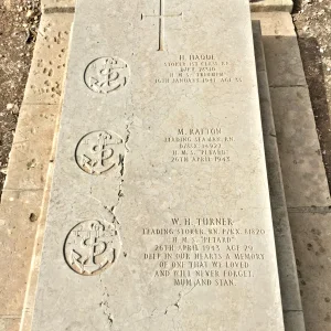 F14 HARRY HAGUE,  MAURICE VINCENT RAFTON,  WILLIAM HENRY TURNER