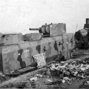 Destroyed trains