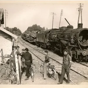 Destroyed trains