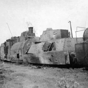 Destroyed trains