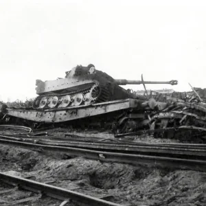 Destroyed trains