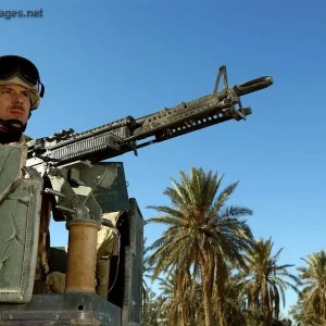 Tech. Sgt. Steven Klunk on guard duty