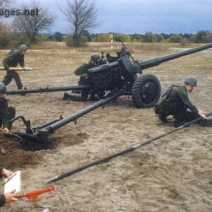 85 mm towed division gun D-44 - Polish Army