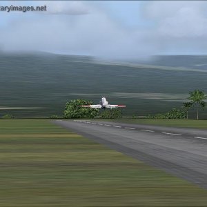 T-45 Taking off in the tropics