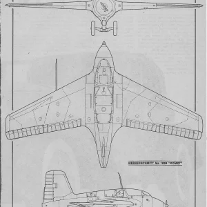 ME-163 Komet drawings