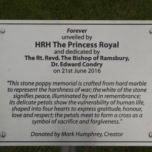 Stone Poppy Memorial, Royal Wootton Bassett